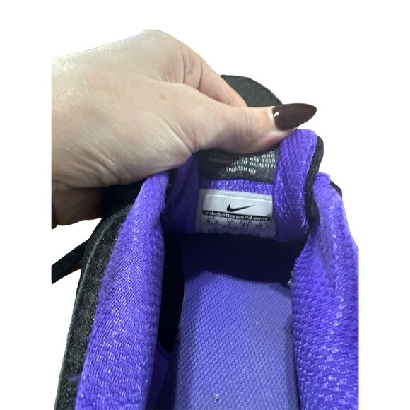 Nike Dual Fusion ST Black & Purple Womens Size 6 Running Shoes - Picture 5 of 7